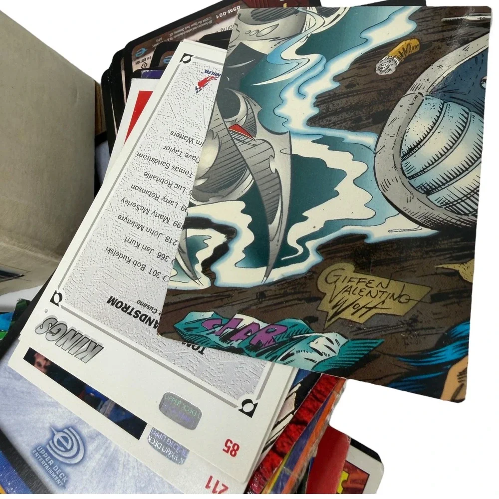 Mixed Lot Trading Cards Marvel Valiant DC‎ Pokemon Digimon Image Impel Skybox